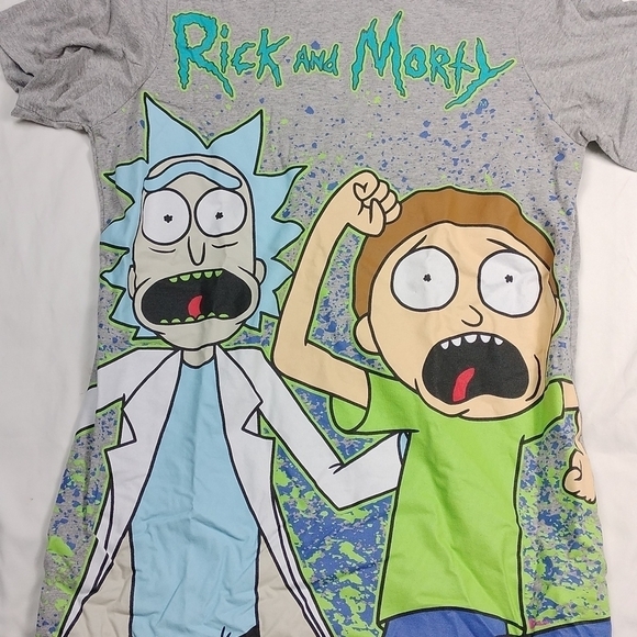 Rick & Morty juniors size XL t-shirt - Picture 1 of 6